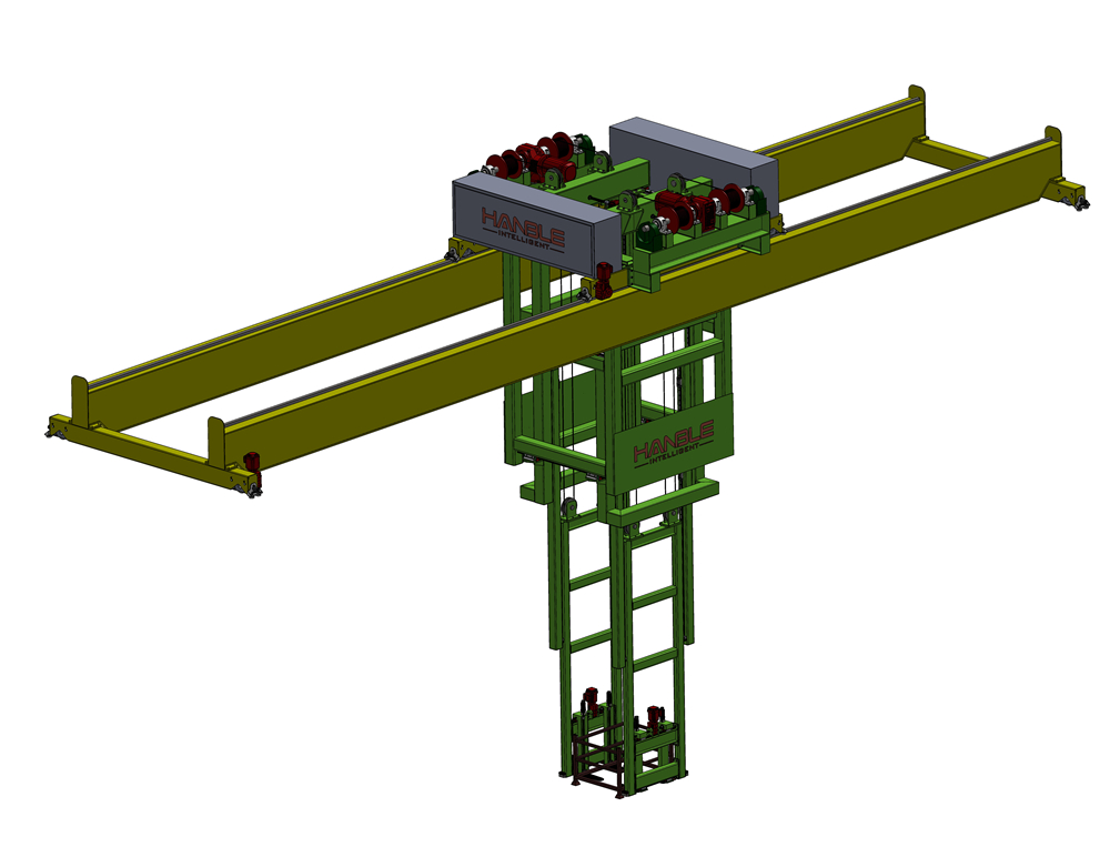 Module intelligent warehousing and palletizing robotic arm